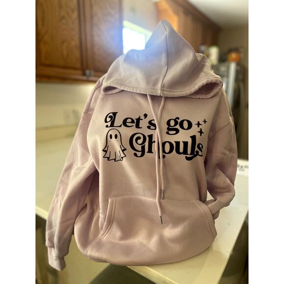 Let's Go Ghouls Halloween Hoodie Spooky Lovers - Picture 1 of 4
